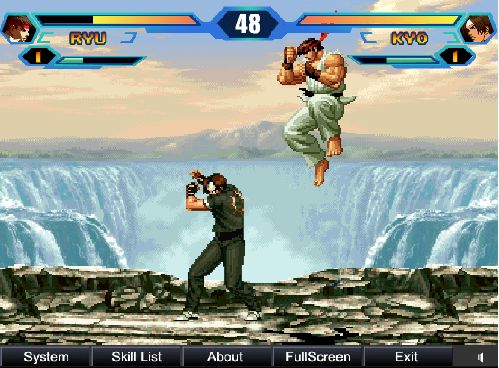 The king of fighters - флеш драки