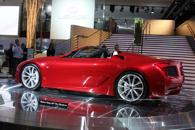 Lexus LF-A Roadster LIVE
