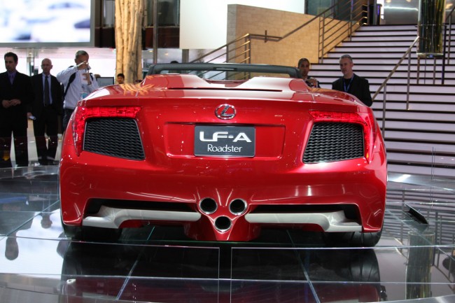 Lexus LF-A Roadster LIVE