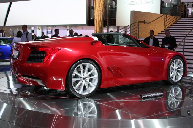 Lexus LF-A Roadster LIVE