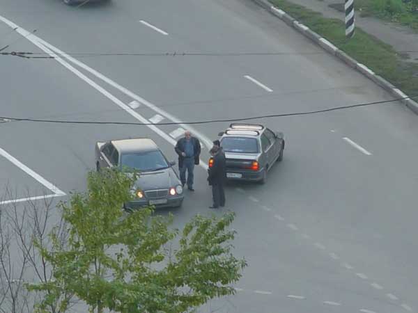 Очень неудачный перекресток...