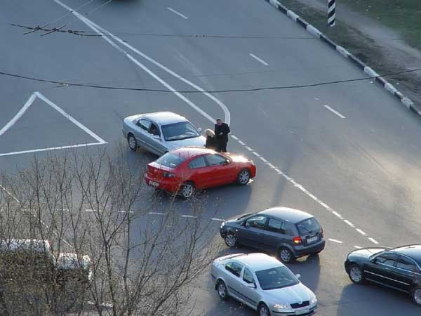 Очень неудачный перекресток...