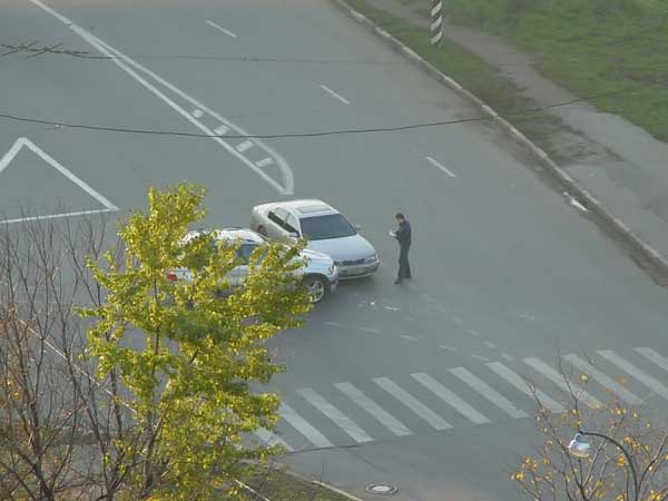 Очень неудачный перекресток...