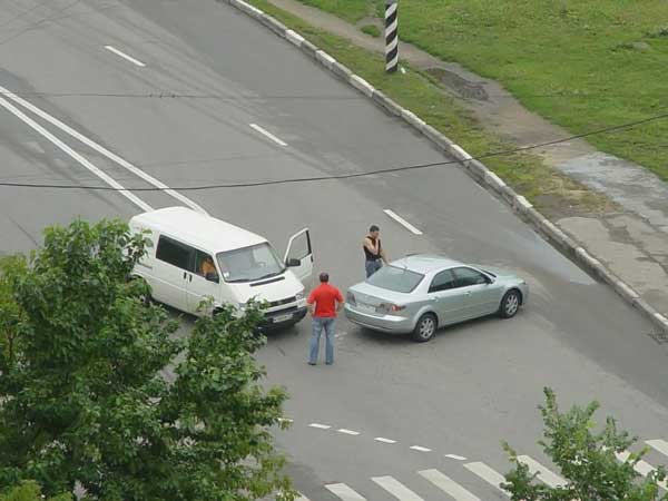 Очень неудачный перекресток...