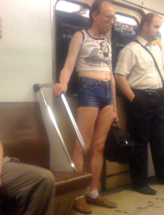 Чего только не увидишь в метро...
