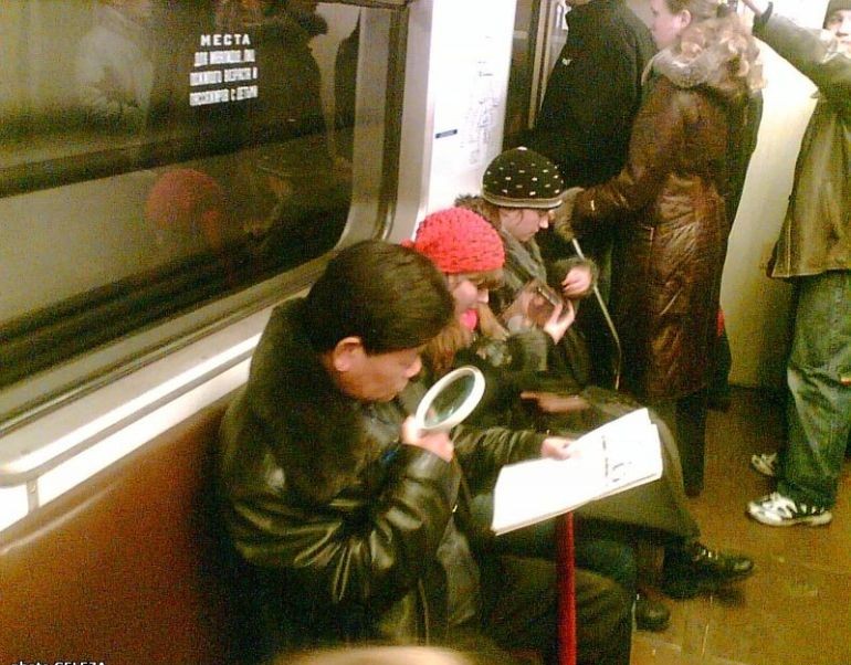 Чего только не увидишь в метро...