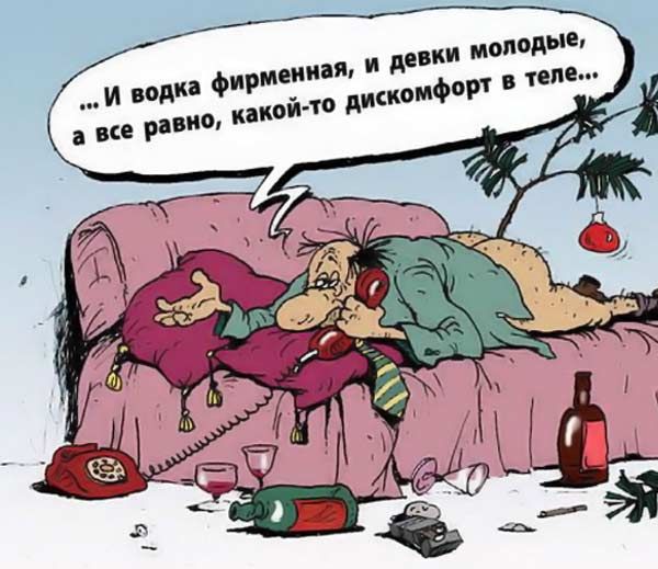 Новогодние карикатуры :)