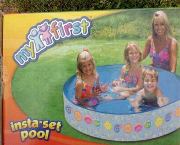 Купили ребёнку бассейн :)