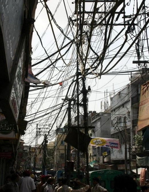 Электро- и телефонные кабеля в Индии