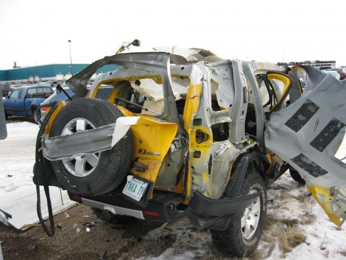 ����������� ������ ������� � ���������� ������ Toyota FJ Cruiser