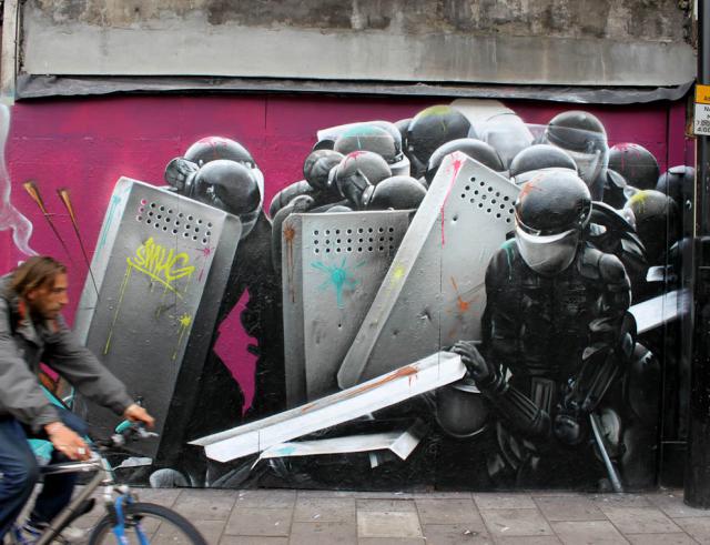 Потрясающе реалистичное граффити