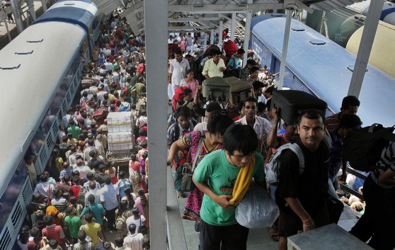 Железнодорожный транспорт в Индии