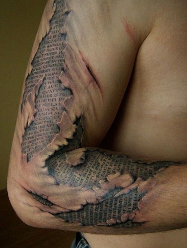 Жутковатые гиперреалистичные татуировки