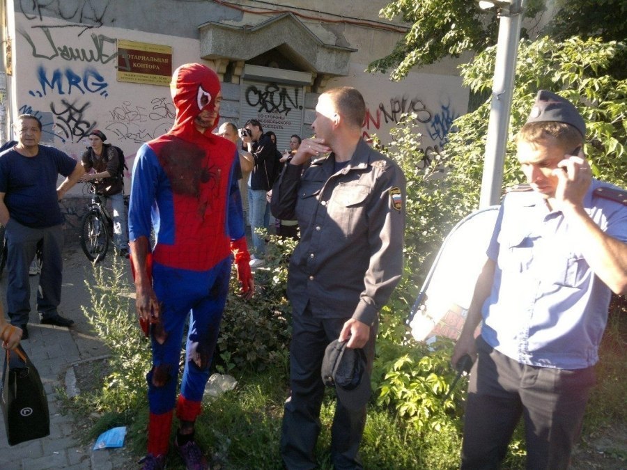 Человек-паук приехал в Баlakovo 1407434522_51783