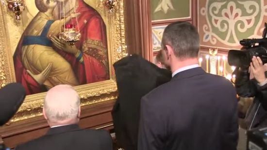 Кличко в церкви