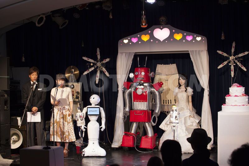 В Японии поженили роботов