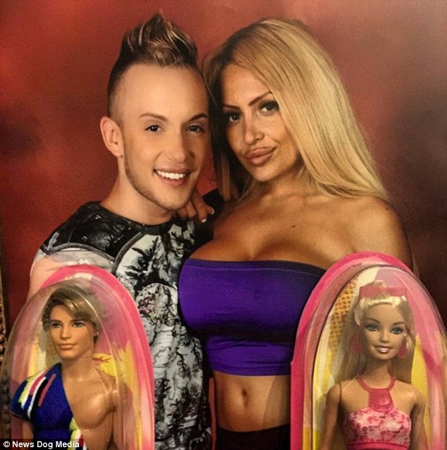 Пара "превратила" себя в Барби и Кена с помощью 15 пластических операций