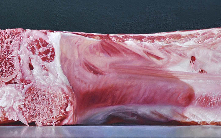 Художник, что рисует мясо