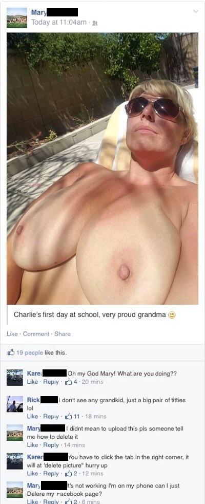 Помогите гордой бабушке выпилиться с фейсбука