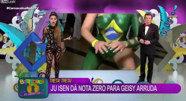 Прямой эфир на бразильском ТВ