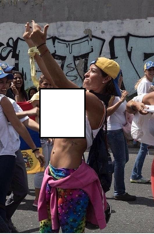 Женский протест в Венесуэле