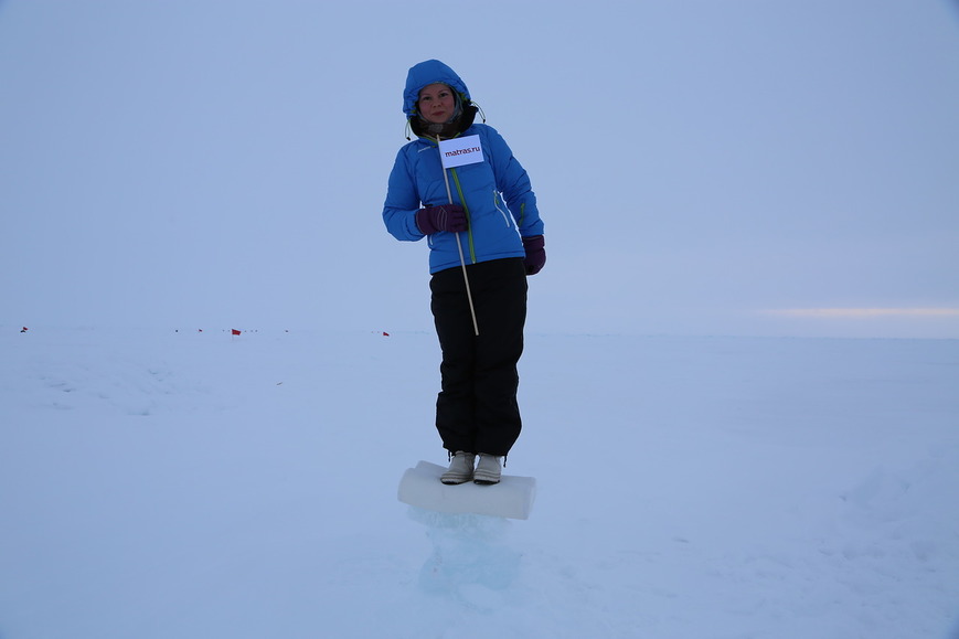 Подушка с памятью формы прокатилась на Северный полюс