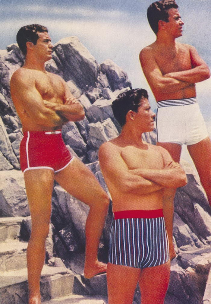 Мужские шорты 1970-х годов: короче не бывает