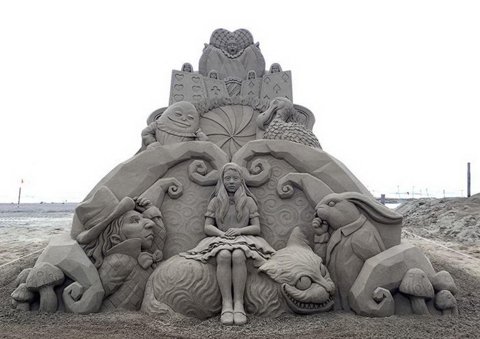 Песочные скульптуры Toshihiko Hosaka