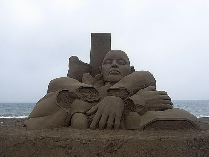 Песочные скульптуры Toshihiko Hosaka