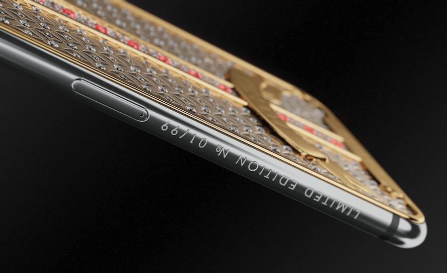 Caviar представил iPhone X с бриллиантами