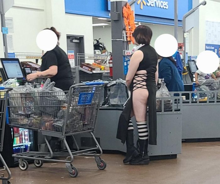 Колоритные покупатели Walmart