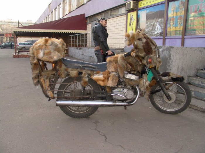 Приколы на мотоциклах в деревне