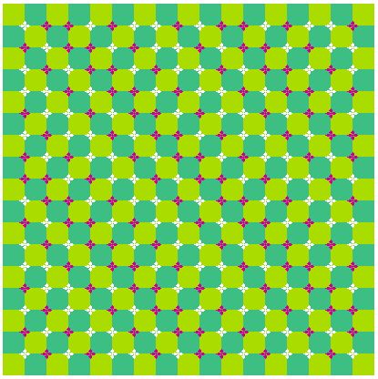 Оптические иллюзии. Смотрите глаза на экране не оставьте :)