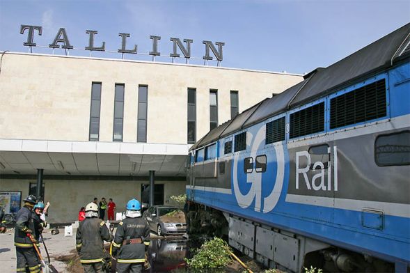 Поезд убийца в Таллинне