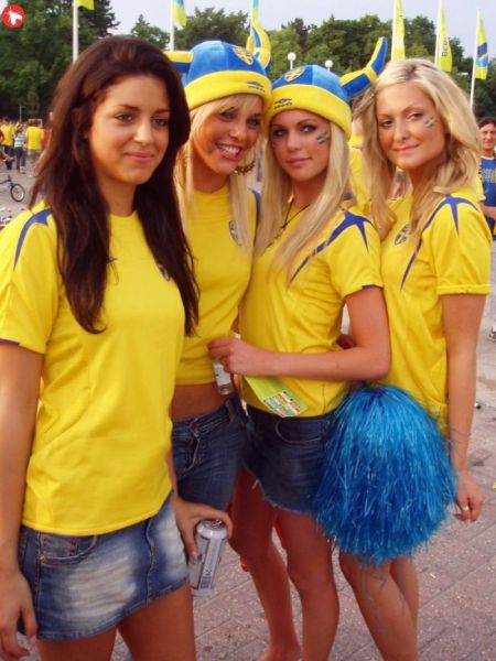 Фанатки на ЕВРО 2008. Большая подборка