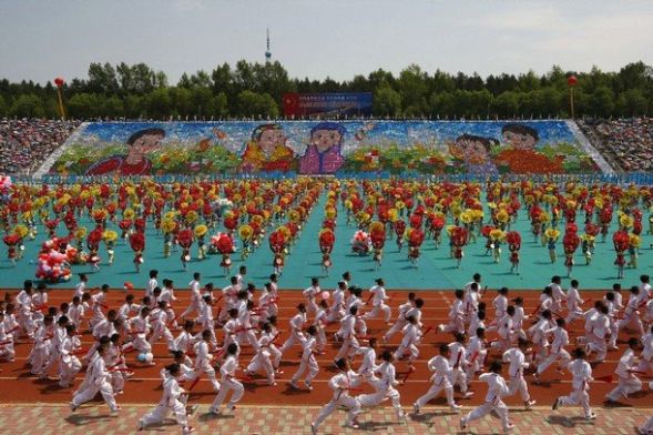 Репетиция церемонии открытия Олимпийских игр