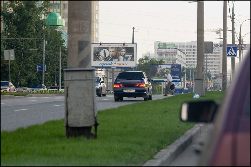 Случай на дорогах Москвы...