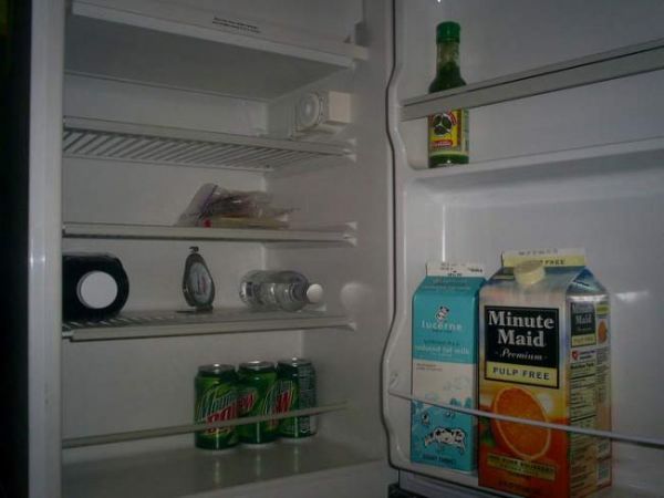 У кого что в холодильнике :)