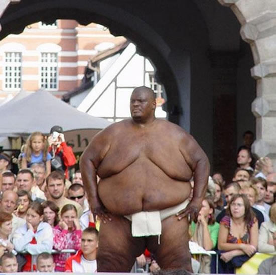 Самый толстый атлет в мире