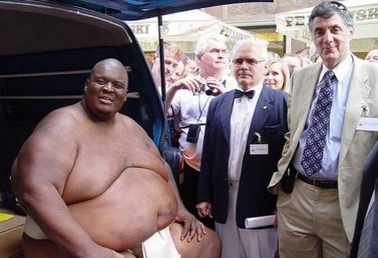 Самый толстый атлет в мире