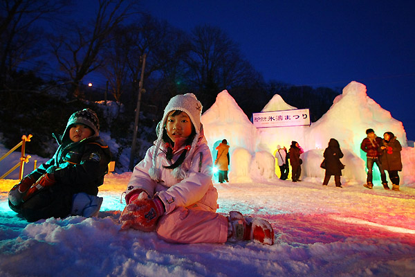Снежные фестивали на острове Хоккайду