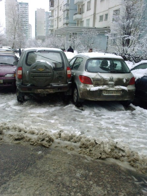 Хорошо припарковались :)