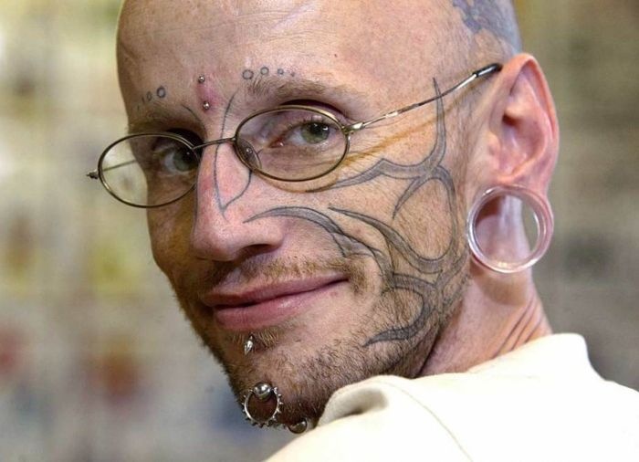 Татуировки на лицах
