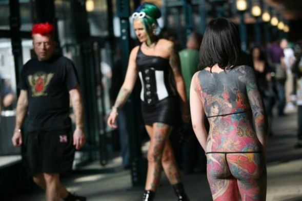Фестиваль татуировок в Лондоне