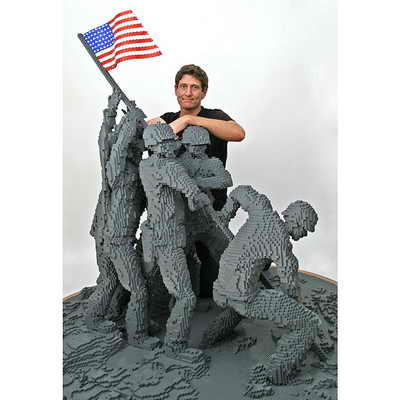 Невероятные скульптуры из Lego от Nathan Sawaya