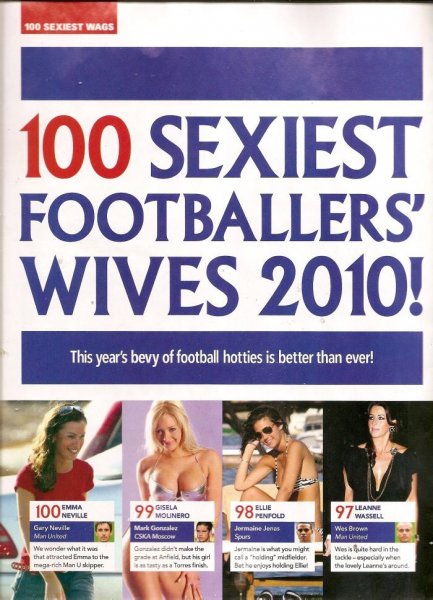 100 самых сексуальных жен футболистов 2010 год