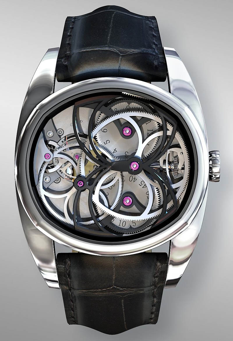 Интересный дизайн наручных часов