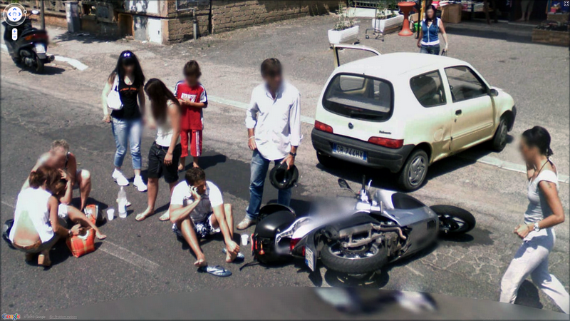Интересное с Google Street View