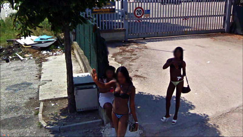 Интересное с Google Street View