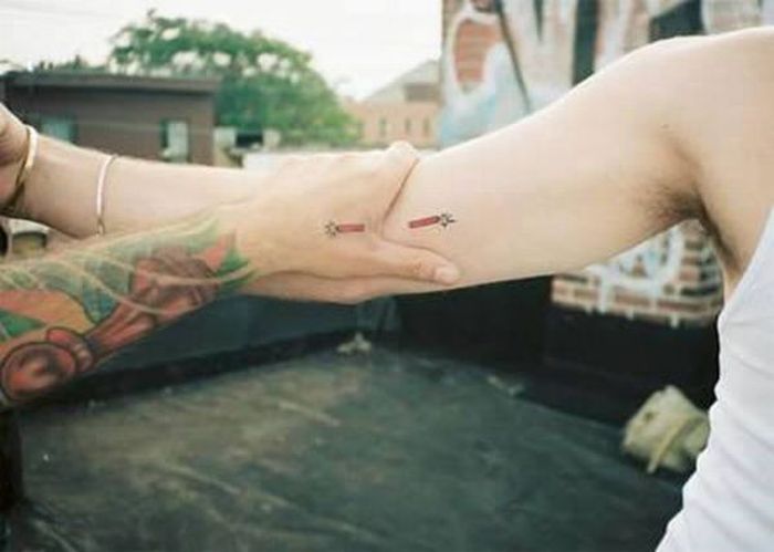 Татуировки  - половинки